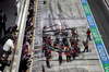 GP QATAR, Nico Hulkenberg (GER) Haas VF-24 makes a pit stop with a puncture at the partenza of the race.

01.12.2024. Formula 1 World Championship, Rd 23, Qatar Grand Prix, Doha, Qatar, Gara Day.

- www.xpbimages.com, EMail: requests@xpbimages.com © Copyright: Bearne / XPB Images