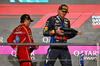 GP QATAR, Gara winner Max Verstappen (NLD) Red Bull Racing celebrates on the podium.

01.12.2024. Formula 1 World Championship, Rd 23, Qatar Grand Prix, Doha, Qatar, Gara Day.

- www.xpbimages.com, EMail: requests@xpbimages.com © Copyright: Charniaux / XPB Images
