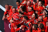 GP QATAR, Charles Leclerc (MON) Ferrari celebrates his second position with the team.

01.12.2024. Formula 1 World Championship, Rd 23, Qatar Grand Prix, Doha, Qatar, Gara Day.

- www.xpbimages.com, EMail: requests@xpbimages.com © Copyright: Moy / XPB Images