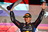 GP QATAR, Gara winner Max Verstappen (NLD) Red Bull Racing celebrates on the podium.

01.12.2024. Formula 1 World Championship, Rd 23, Qatar Grand Prix, Doha, Qatar, Gara Day.

 - www.xpbimages.com, EMail: requests@xpbimages.com © Copyright: Staley / XPB Images