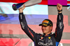 GP QATAR, Gara winner Max Verstappen (NLD) Red Bull Racing celebrates on the podium.

01.12.2024. Formula 1 World Championship, Rd 23, Qatar Grand Prix, Doha, Qatar, Gara Day.

 - www.xpbimages.com, EMail: requests@xpbimages.com © Copyright: Staley / XPB Images