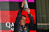 GP QATAR, Chris Gent (GBR) Red Bull Racing Mechanic celebrates on the podium.

01.12.2024. Formula 1 World Championship, Rd 23, Qatar Grand Prix, Doha, Qatar, Gara Day.

 - www.xpbimages.com, EMail: requests@xpbimages.com © Copyright: Staley / XPB Images