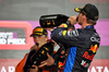 GP QATAR, Gara winner Max Verstappen (NLD) Red Bull Racing celebrates on the podium.

01.12.2024. Formula 1 World Championship, Rd 23, Qatar Grand Prix, Doha, Qatar, Gara Day.

 - www.xpbimages.com, EMail: requests@xpbimages.com © Copyright: Staley / XPB Images