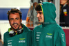 GP QATAR, (L to R): Fernando Alonso (ESP) Aston Martin F1 Team with team mate Lance Stroll (CDN) Aston Martin F1 Team on the drivers' parade.

01.12.2024. Formula 1 World Championship, Rd 23, Qatar Grand Prix, Doha, Qatar, Gara Day.

 - www.xpbimages.com, EMail: requests@xpbimages.com © Copyright: Coates / XPB Images