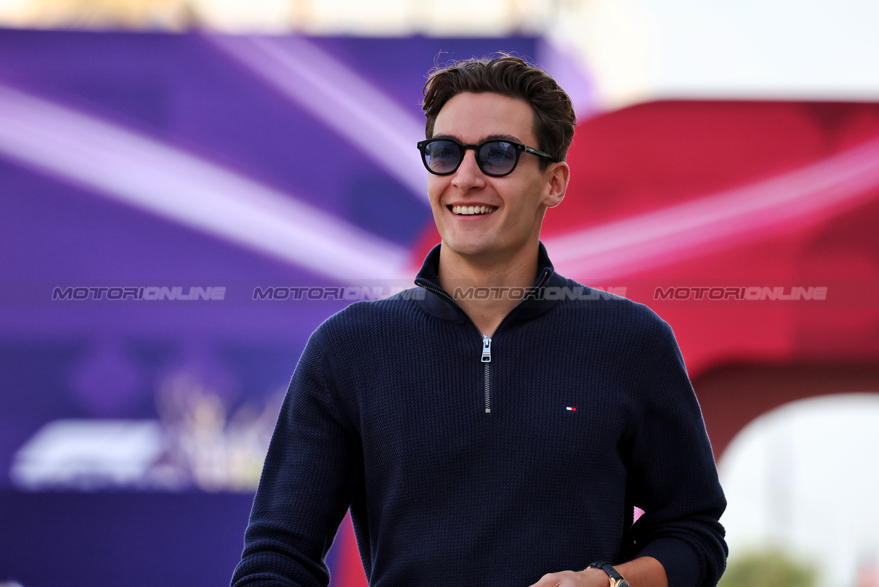 GP QATAR, George Russell (GBR) Mercedes AMG F1.

28.11.2024. Formula 1 World Championship, Rd 23, Qatar Grand Prix, Doha, Qatar, Preparation Day.

- www.xpbimages.com, EMail: requests@xpbimages.com © Copyright: Moy / XPB Images