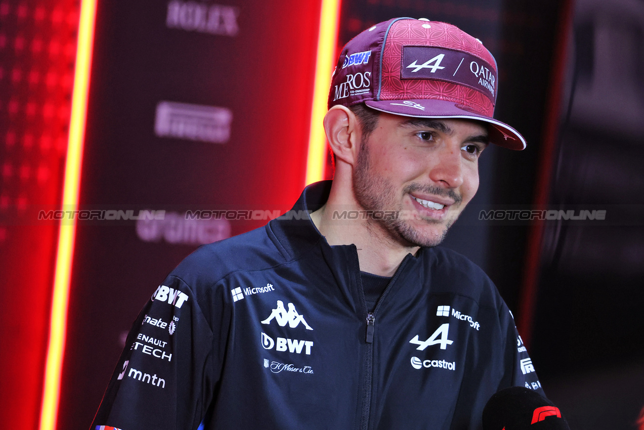 GP QATAR, Esteban Ocon (FRA) Alpine F1 Team.

28.11.2024. Formula 1 World Championship, Rd 23, Qatar Grand Prix, Doha, Qatar, Preparation Day.

- www.xpbimages.com, EMail: requests@xpbimages.com © Copyright: Moy / XPB Images