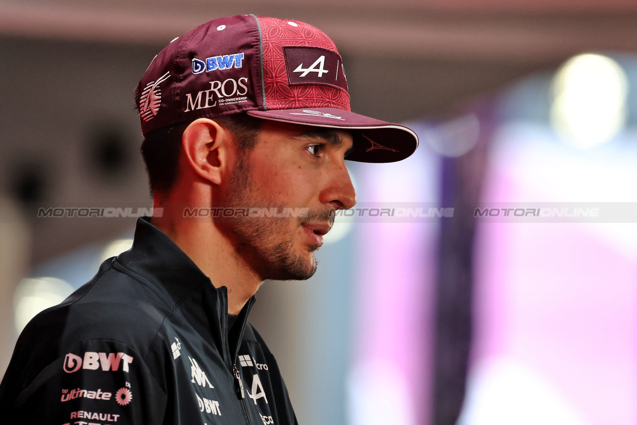 GP QATAR, Esteban Ocon (FRA) Alpine F1 Team.

28.11.2024. Formula 1 World Championship, Rd 23, Qatar Grand Prix, Doha, Qatar, Preparation Day.

- www.xpbimages.com, EMail: requests@xpbimages.com © Copyright: Moy / XPB Images