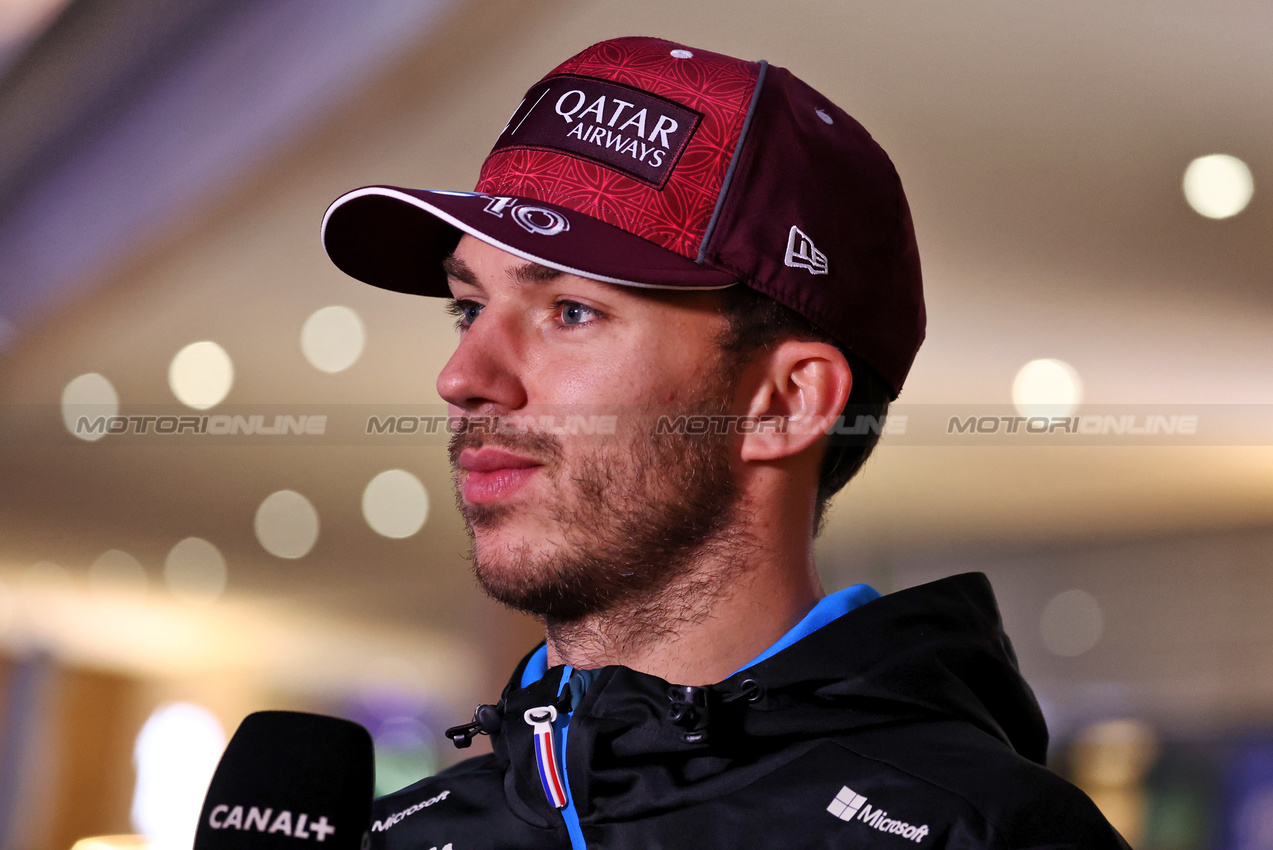 GP QATAR, Pierre Gasly (FRA) Alpine F1 Team.

28.11.2024. Formula 1 World Championship, Rd 23, Qatar Grand Prix, Doha, Qatar, Preparation Day.

- www.xpbimages.com, EMail: requests@xpbimages.com © Copyright: Moy / XPB Images