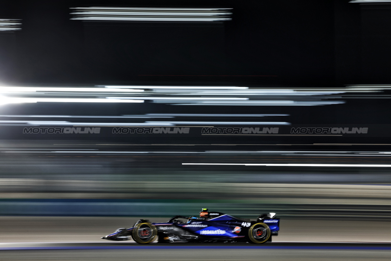 GP QATAR, Franco Colapinto (ARG) Williams Racing FW46.

30.11.2024. Formula 1 World Championship, Rd 23, Qatar Grand Prix, Doha, Qatar, Sprint e Qualifiche Day.

 - www.xpbimages.com, EMail: requests@xpbimages.com © Copyright: Staley / XPB Images