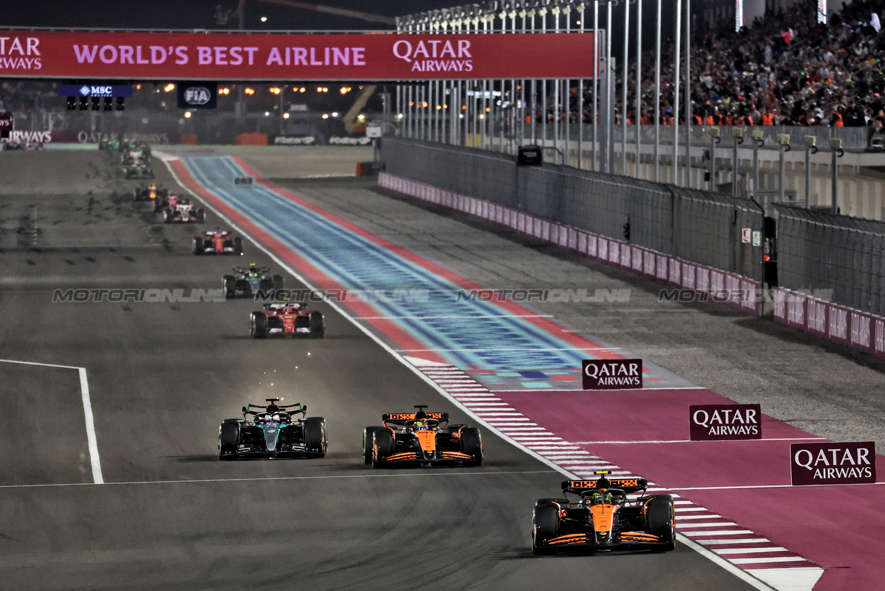 GP QATAR, Lando Norris (GBR) McLaren MCL38.

30.11.2024. Formula 1 World Championship, Rd 23, Qatar Grand Prix, Doha, Qatar, Sprint e Qualifiche Day.

- www.xpbimages.com, EMail: requests@xpbimages.com © Copyright: Moy / XPB Images