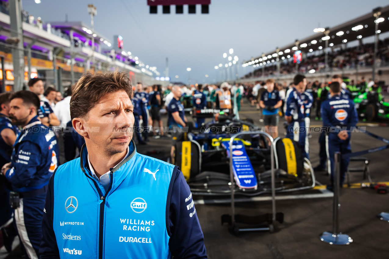 GP QATAR, James Vowles (GBR) Williams Racing Team Principal.

30.11.2024. Formula 1 World Championship, Rd 23, Qatar Grand Prix, Doha, Qatar, Sprint e Qualifiche Day.

- www.xpbimages.com, EMail: requests@xpbimages.com © Copyright: Bearne / XPB Images
