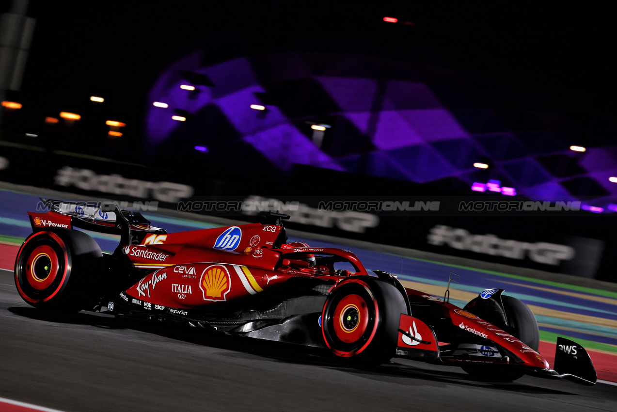 GP QATAR, Charles Leclerc (MON) Ferrari SF-24.

30.11.2024. Formula 1 World Championship, Rd 23, Qatar Grand Prix, Doha, Qatar, Sprint e Qualifiche Day.

- www.xpbimages.com, EMail: requests@xpbimages.com © Copyright: Charniaux / XPB Images
