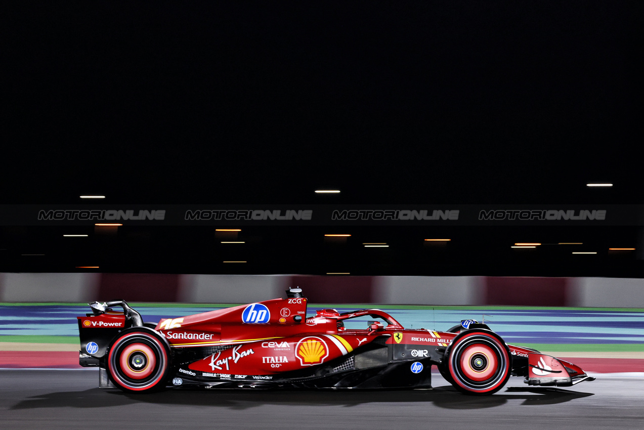 GP QATAR, Charles Leclerc (MON) Ferrari SF-24.

30.11.2024. Formula 1 World Championship, Rd 23, Qatar Grand Prix, Doha, Qatar, Sprint e Qualifiche Day.

- www.xpbimages.com, EMail: requests@xpbimages.com © Copyright: Charniaux / XPB Images
