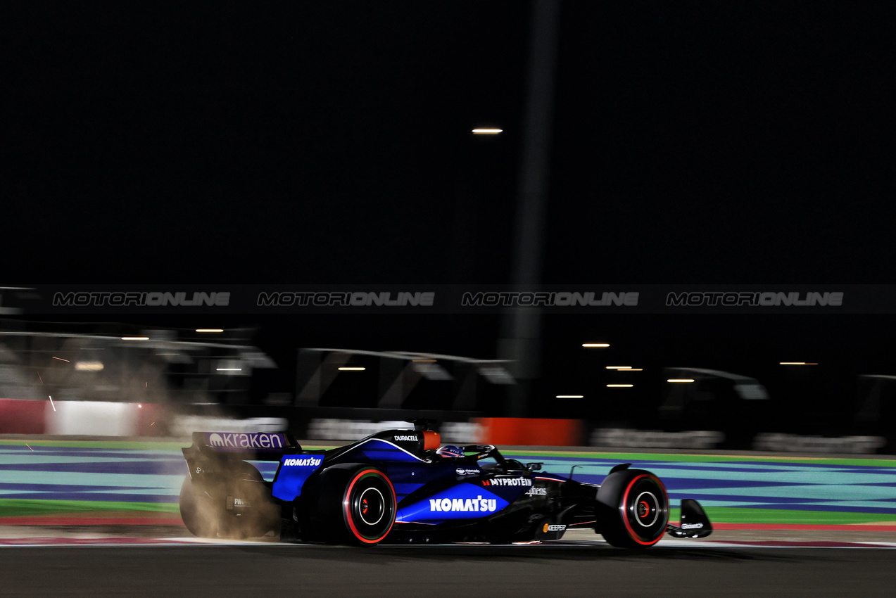 GP QATAR, Alexander Albon (THA) Williams Racing FW46.

30.11.2024. Formula 1 World Championship, Rd 23, Qatar Grand Prix, Doha, Qatar, Sprint e Qualifiche Day.

- www.xpbimages.com, EMail: requests@xpbimages.com © Copyright: Charniaux / XPB Images