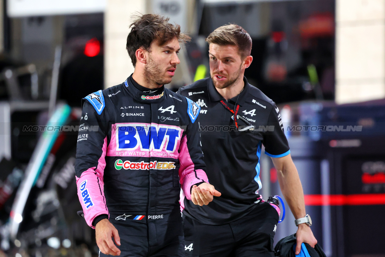 GP QATAR, Pierre Gasly (FRA) Alpine F1 Team.

30.11.2024. Formula 1 World Championship, Rd 23, Qatar Grand Prix, Doha, Qatar, Sprint e Qualifiche Day.

- www.xpbimages.com, EMail: requests@xpbimages.com © Copyright: Charniaux / XPB Images