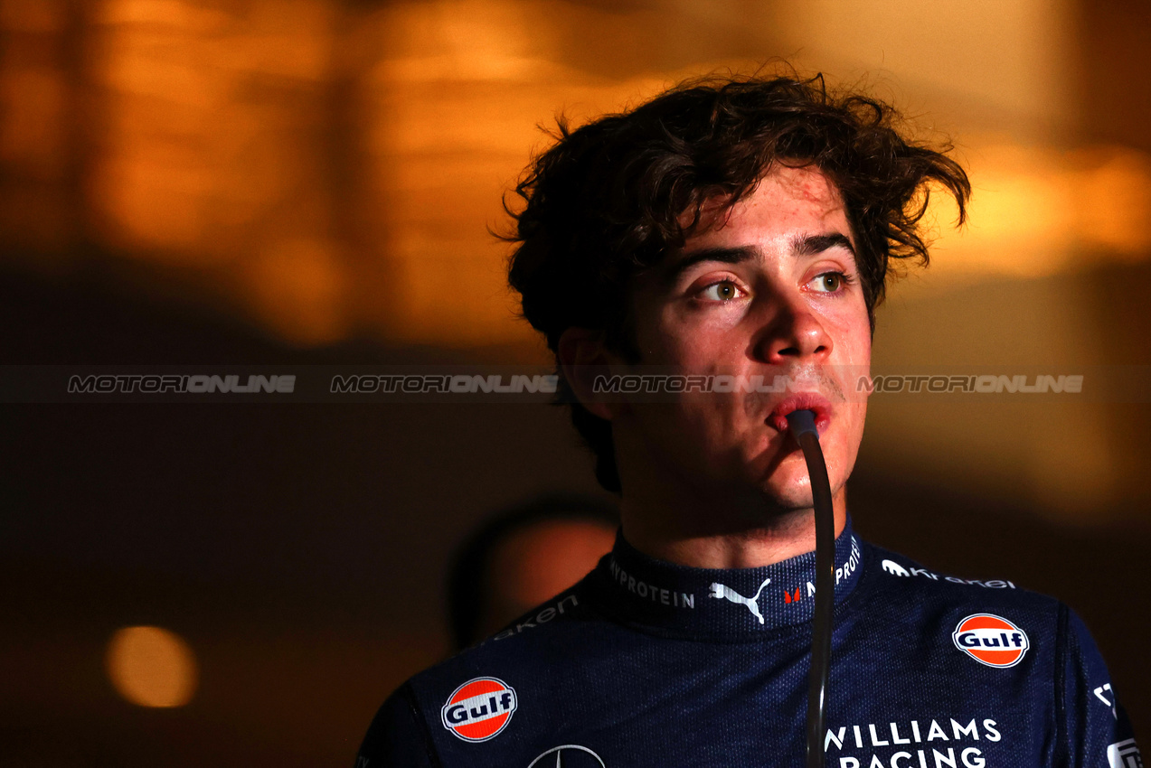 GP QATAR, Franco Colapinto (ARG) Williams Racing.

30.11.2024. Formula 1 World Championship, Rd 23, Qatar Grand Prix, Doha, Qatar, Sprint e Qualifiche Day.

 - www.xpbimages.com, EMail: requests@xpbimages.com © Copyright: Coates / XPB Images