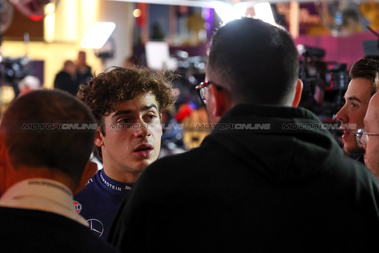 GP QATAR, Franco Colapinto (ARG) Williams Racing.

30.11.2024. Formula 1 World Championship, Rd 23, Qatar Grand Prix, Doha, Qatar, Sprint e Qualifiche Day.

 - www.xpbimages.com, EMail: requests@xpbimages.com © Copyright: Coates / XPB Images