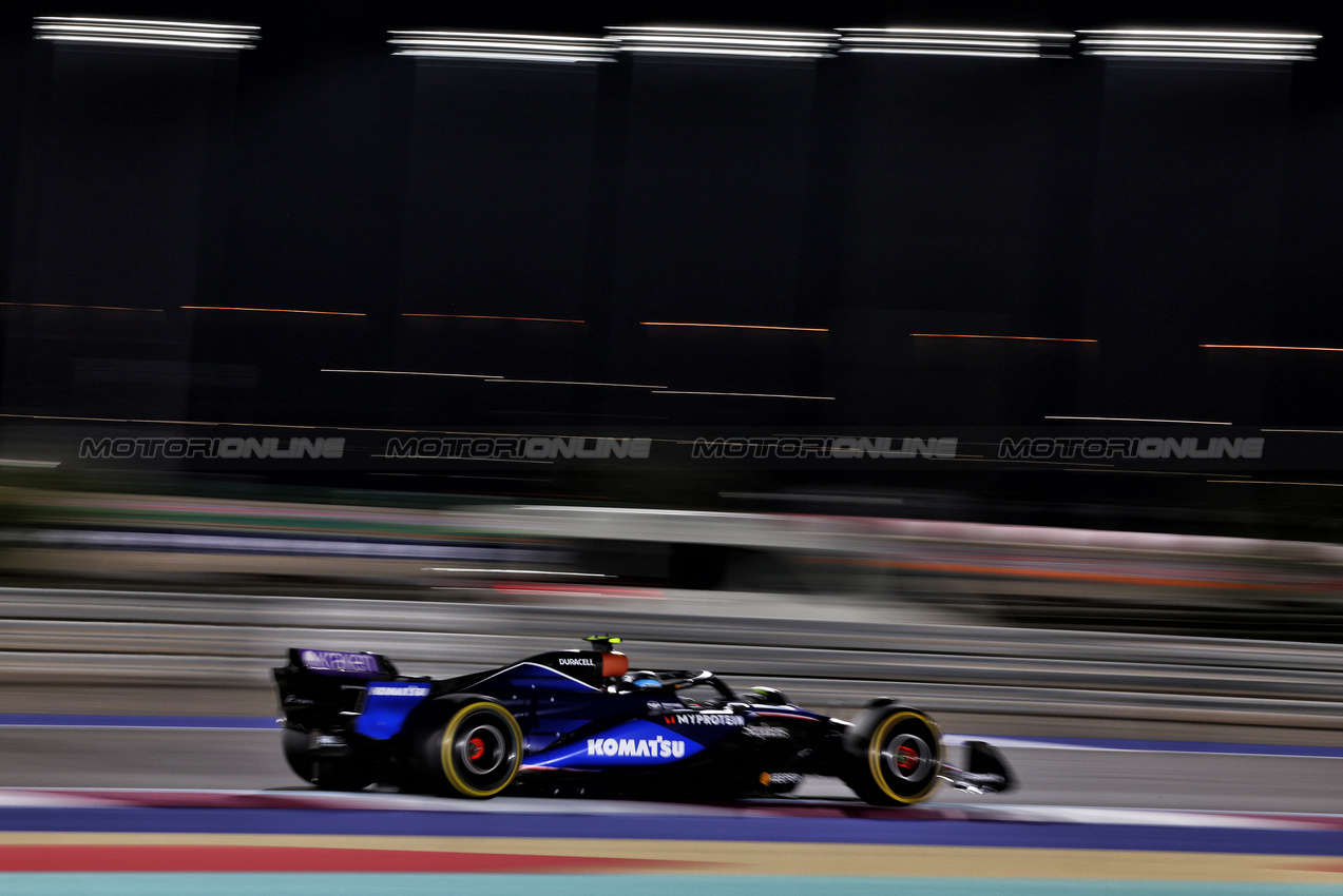GP QATAR, Franco Colapinto (ARG) Williams Racing FW46.

30.11.2024. Formula 1 World Championship, Rd 23, Qatar Grand Prix, Doha, Qatar, Sprint e Qualifiche Day.

- www.xpbimages.com, EMail: requests@xpbimages.com © Copyright: Charniaux / XPB Images