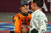 GP QATAR, (L to R): Sprint winner Oscar Piastri (AUS) McLaren in parc ferme with third placed George Russell (GBR) Mercedes AMG F1.

30.11.2024. Formula 1 World Championship, Rd 23, Qatar Grand Prix, Doha, Qatar, Sprint e Qualifiche Day.

 - www.xpbimages.com, EMail: requests@xpbimages.com © Copyright: Coates / XPB Images