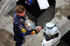 GP QATAR, (L to R): Max Verstappen (NLD) Red Bull Racing celebrates his pole position in qualifying parc ferme with George Russell (GBR) Mercedes AMG F1.

30.11.2024. Formula 1 World Championship, Rd 23, Qatar Grand Prix, Doha, Qatar, Sprint e Qualifiche Day.

- www.xpbimages.com, EMail: requests@xpbimages.com © Copyright: Moy / XPB Images