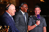 GP QATAR, (L to R): Andy Gray (GBR) Football Broadcaster with Marcel Desailly (FRA) Former Football Player e Robbie Fowler (GBR) Former Football Player.

30.11.2024. Formula 1 World Championship, Rd 23, Qatar Grand Prix, Doha, Qatar, Sprint e Qualifiche Day.

 - www.xpbimages.com, EMail: requests@xpbimages.com © Copyright: Coates / XPB Images