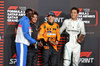 GP QATAR, Sprint top three in parc ferme (L to R): Khaby Lame (SEN); Lando Norris (GBR) McLaren, second; Oscar Piastri (AUS) McLaren, winner; George Russell (GBR) Mercedes AMG F1, third.

30.11.2024. Formula 1 World Championship, Rd 23, Qatar Grand Prix, Doha, Qatar, Sprint e Qualifiche Day.

- www.xpbimages.com, EMail: requests@xpbimages.com © Copyright: Moy / XPB Images