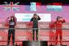GP QATAR, The podium (L to R): Abbi Pulling (GBR) Rodin Motorsport, second; Doriane Pin (FRA) Prema Racing, vincitore; Maya Weug (NLD) Prema, third.

30.11.2024. FIA Formula Academy, Rd 6, Gara 1, Losail International Circuit, Doha, Qatar, Saturday.

- www.xpbimages.com, EMail: requests@xpbimages.com Copyright: XPB Images