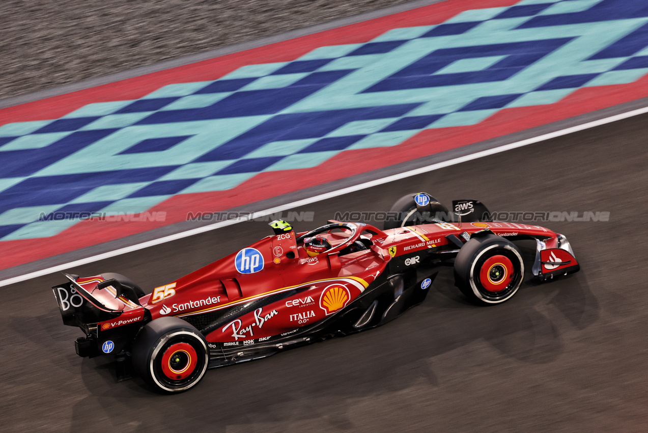 GP QATAR, Carlos Sainz Jr (ESP) Ferrari SF-24.

29.11.2024 Formula 1 World Championship, Rd 23, Qatar Grand Prix, Doha, Qatar, Sprint Qualifiche Day.

- www.xpbimages.com, EMail: requests@xpbimages.com © Copyright: Bearne / XPB Images