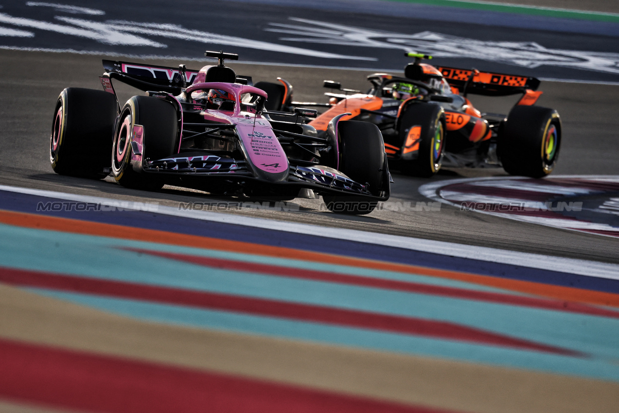 GP QATAR, Esteban Ocon (FRA) Alpine F1 Team A524.

29.11.2024 Formula 1 World Championship, Rd 23, Qatar Grand Prix, Doha, Qatar, Sprint Qualifiche Day.

- www.xpbimages.com, EMail: requests@xpbimages.com © Copyright: Moy / XPB Images