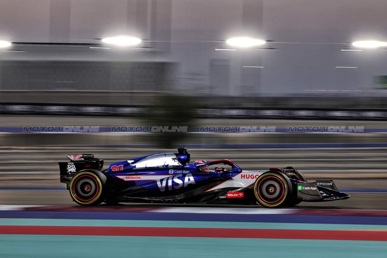 GP QATAR, Liam Lawson (NZL) RB VCARB 01.

29.11.2024 Formula 1 World Championship, Rd 23, Qatar Grand Prix, Doha, Qatar, Sprint Qualifiche Day.

- www.xpbimages.com, EMail: requests@xpbimages.com © Copyright: Moy / XPB Images