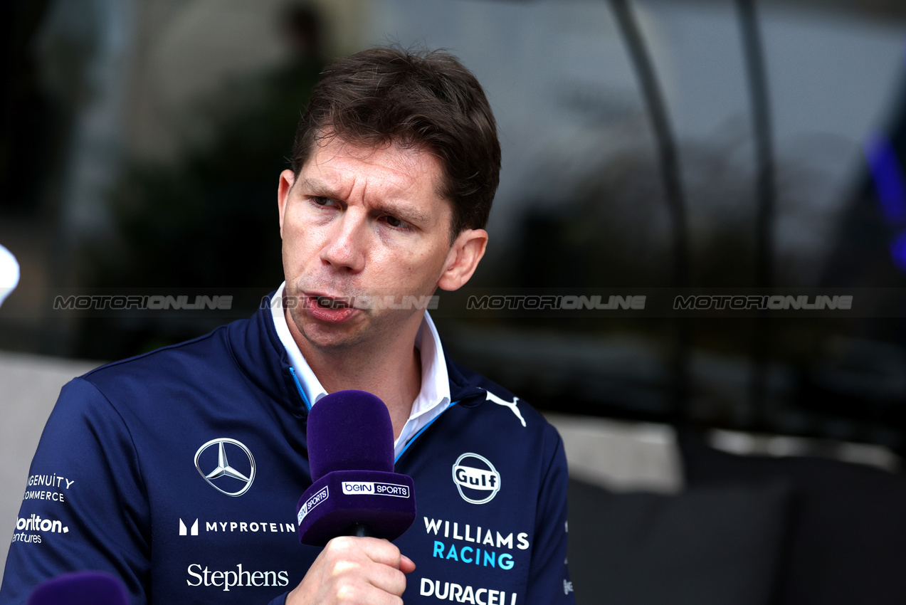 GP QATAR, James Vowles (GBR) Williams Racing Team Principal.

29.11.2024 Formula 1 World Championship, Rd 23, Qatar Grand Prix, Doha, Qatar, Sprint Qualifiche Day.

- www.xpbimages.com, EMail: requests@xpbimages.com © Copyright: Moy / XPB Images