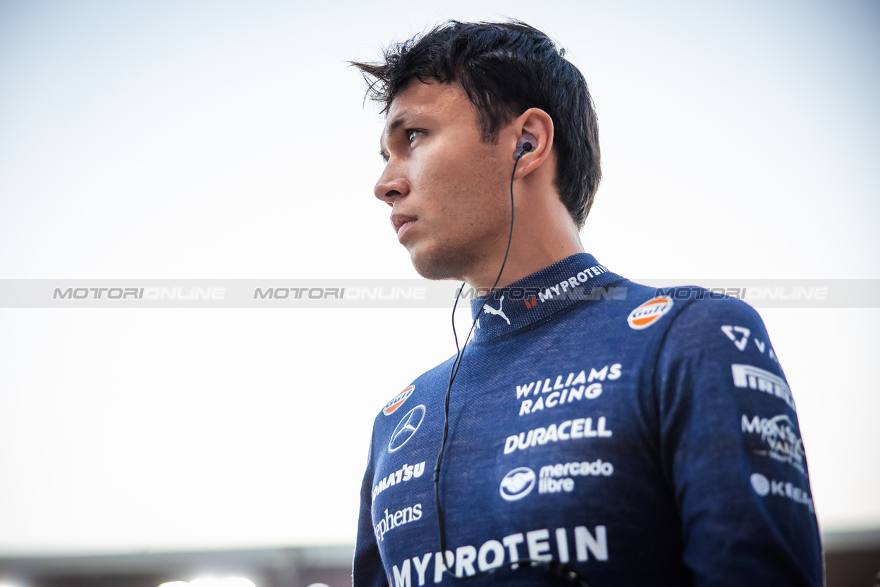 GP QATAR, Alexander Albon (THA) Williams Racing.

29.11.2024 Formula 1 World Championship, Rd 23, Qatar Grand Prix, Doha, Qatar, Sprint Qualifiche Day.

- www.xpbimages.com, EMail: requests@xpbimages.com © Copyright: Bearne / XPB Images