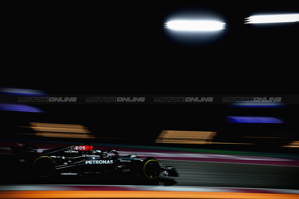 GP QATAR, George Russell (GBR) Mercedes AMG F1 W15.

29.11.2024 Formula 1 World Championship, Rd 23, Qatar Grand Prix, Doha, Qatar, Sprint Qualifiche Day.

- www.xpbimages.com, EMail: requests@xpbimages.com © Copyright: Charniaux / XPB Images