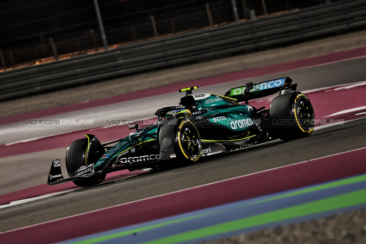 GP QATAR, Fernando Alonso (ESP) Aston Martin F1 Team AMR24.

29.11.2024 Formula 1 World Championship, Rd 23, Qatar Grand Prix, Doha, Qatar, Sprint Qualifiche Day.

- www.xpbimages.com, EMail: requests@xpbimages.com © Copyright: Moy / XPB Images