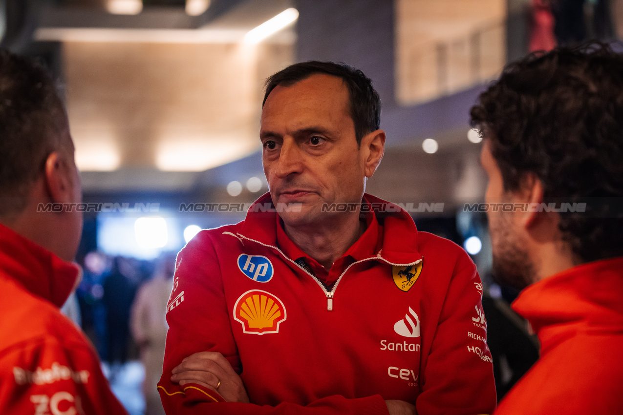 GP QATAR, Riccardo Adami (ITA) Ferrari Gara Engineer.

29.11.2024 Formula 1 World Championship, Rd 23, Qatar Grand Prix, Doha, Qatar, Sprint Qualifiche Day.

- www.xpbimages.com, EMail: requests@xpbimages.com © Copyright: Bearne / XPB Images