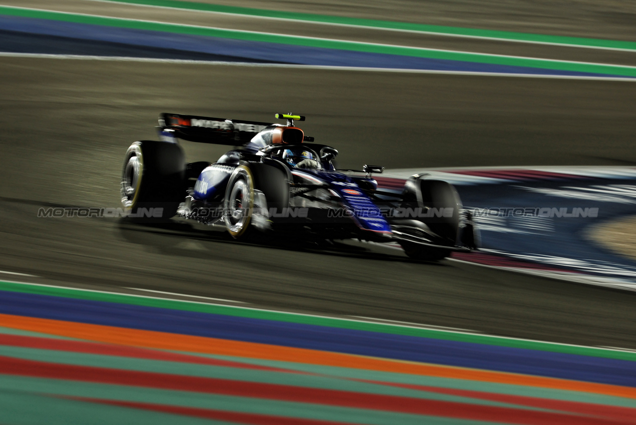 GP QATAR, Franco Colapinto (ARG) Williams Racing FW46.

29.11.2024 Formula 1 World Championship, Rd 23, Qatar Grand Prix, Doha, Qatar, Sprint Qualifiche Day.

 - www.xpbimages.com, EMail: requests@xpbimages.com © Copyright: Coates / XPB Images
