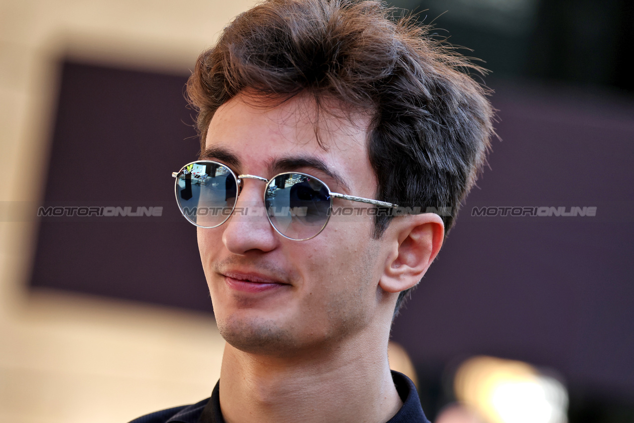 GP QATAR, Gabriele Mini (ITA) Alpine Academy Driver.

29.11.2024 Formula 1 World Championship, Rd 23, Qatar Grand Prix, Doha, Qatar, Sprint Qualifiche Day.

- www.xpbimages.com, EMail: requests@xpbimages.com © Copyright: Moy / XPB Images