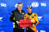 GP QATAR, (L to R): Mario Isola (ITA) Pirelli Racing Manager with pole sitter Lando Norris (GBR) McLaren in Sprint qualifying parc ferme.

29.11.2024 Formula 1 World Championship, Rd 23, Qatar Grand Prix, Doha, Qatar, Sprint Qualifiche Day.

 - www.xpbimages.com, EMail: requests@xpbimages.com © Copyright: Staley / XPB Images