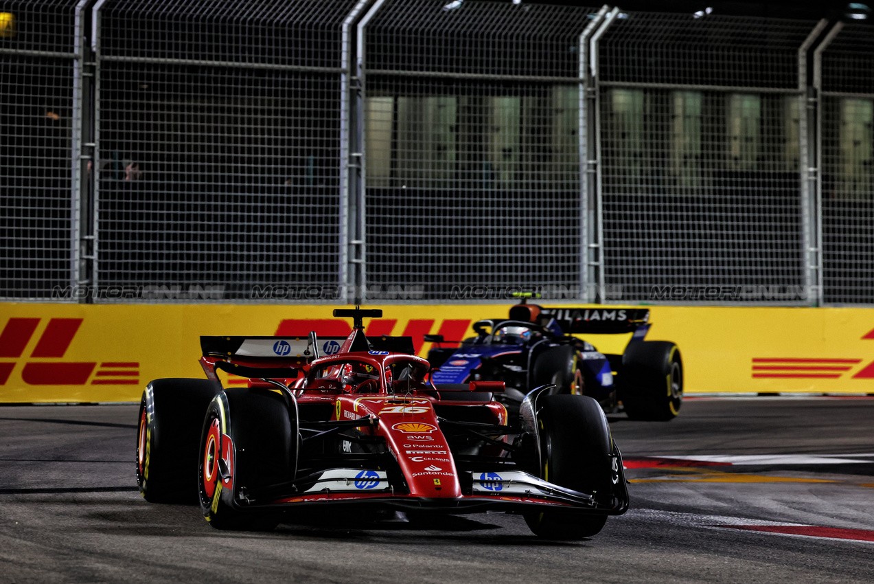 GP SINGAPORE, Charles Leclerc (MON) Ferrari SF-24.

22.09.2024. Formula 1 World Championship, Rd 18, Singapore Grand Prix, Marina Bay Street Circuit, Singapore, Gara Day.

 - www.xpbimages.com, EMail: requests@xpbimages.com © Copyright: Coates / XPB Images