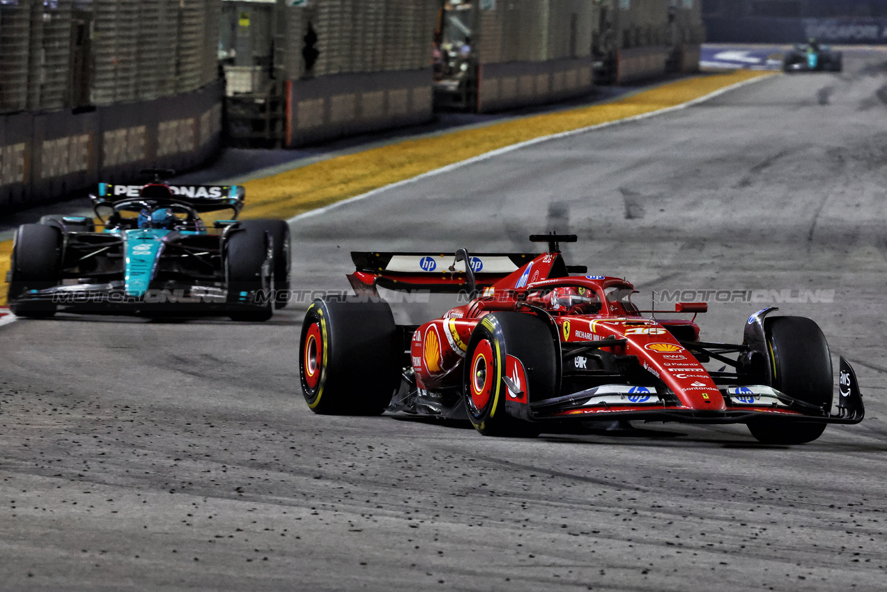 GP SINGAPORE, Charles Leclerc (MON) Ferrari SF-24.

22.09.2024. Formula 1 World Championship, Rd 18, Singapore Grand Prix, Marina Bay Street Circuit, Singapore, Gara Day.

- www.xpbimages.com, EMail: requests@xpbimages.com © Copyright: Charniaux / XPB Images