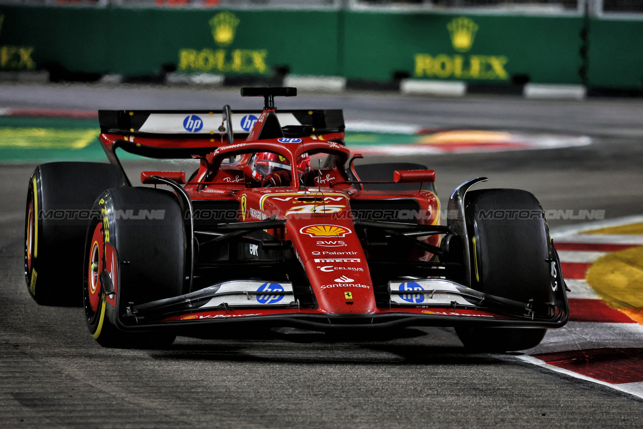 GP SINGAPORE, Charles Leclerc (MON) Ferrari SF-24.

22.09.2024. Formula 1 World Championship, Rd 18, Singapore Grand Prix, Marina Bay Street Circuit, Singapore, Gara Day.

- www.xpbimages.com, EMail: requests@xpbimages.com © Copyright: Moy / XPB Images