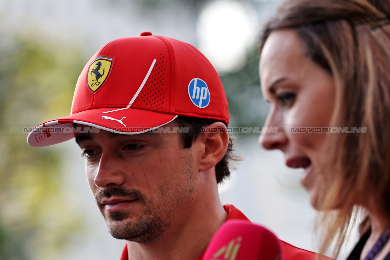 GP SINGAPORE, Charles Leclerc (MON) Ferrari.

22.09.2024. Formula 1 World Championship, Rd 18, Singapore Grand Prix, Marina Bay Street Circuit, Singapore, Gara Day.

- www.xpbimages.com, EMail: requests@xpbimages.com © Copyright: Rew / XPB Images