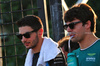 GP SINGAPORE, (L to R): Esteban Ocon (FRA) Alpine F1 Team with Lance Stroll (CDN) Aston Martin F1 Team on the drivers' parade.

22.09.2024. Formula 1 World Championship, Rd 18, Singapore Grand Prix, Marina Bay Street Circuit, Singapore, Gara Day.

 - www.xpbimages.com, EMail: requests@xpbimages.com © Copyright: Coates / XPB Images