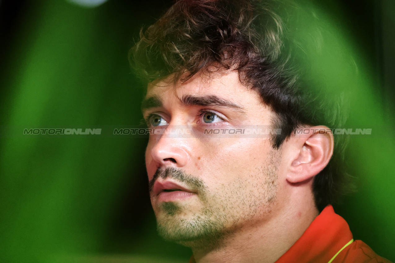 GP SINGAPORE, Charles Leclerc (MON) Ferrari.

19.09.2024. Formula 1 World Championship, Rd 18, Singapore Grand Prix, Marina Bay Street Circuit, Singapore, Preparation Day.

- www.xpbimages.com, EMail: requests@xpbimages.com © Copyright: Rew / XPB Images