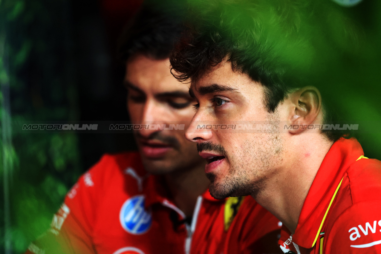 GP SINGAPORE, Charles Leclerc (MON) Ferrari.

19.09.2024. Formula 1 World Championship, Rd 18, Singapore Grand Prix, Marina Bay Street Circuit, Singapore, Preparation Day.

- www.xpbimages.com, EMail: requests@xpbimages.com © Copyright: Rew / XPB Images