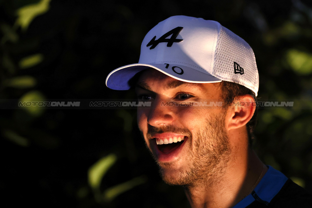GP SINGAPORE, Pierre Gasly (FRA) Alpine F1 Team.

19.09.2024. Formula 1 World Championship, Rd 18, Singapore Grand Prix, Marina Bay Street Circuit, Singapore, Preparation Day.

- www.xpbimages.com, EMail: requests@xpbimages.com © Copyright: Rew / XPB Images