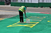 GP SINGAPORE, Circuit Atmosfera - track preparations.

19.09.2024. Formula 1 World Championship, Rd 18, Singapore Grand Prix, Marina Bay Street Circuit, Singapore, Preparation Day.

- www.xpbimages.com, EMail: requests@xpbimages.com © Copyright: Moy / XPB Images