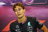 GP SINGAPORE, George Russell (GBR) Mercedes AMG F1 in the FIA Press Conference.

19.09.2024. Formula 1 World Championship, Rd 18, Singapore Grand Prix, Marina Bay Street Circuit, Singapore, Preparation Day.

- www.xpbimages.com, EMail: requests@xpbimages.com © Copyright: Charniaux / XPB Images