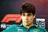 GP SINGAPORE, Lance Stroll (CDN) Aston Martin F1 Team in the FIA Press Conference.

19.09.2024. Formula 1 World Championship, Rd 18, Singapore Grand Prix, Marina Bay Street Circuit, Singapore, Preparation Day.

- www.xpbimages.com, EMail: requests@xpbimages.com © Copyright: Charniaux / XPB Images