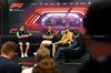 GP SINGAPORE,  (L to R): Valtteri Bottas (FIN) Sauber; George Russell (GBR) Mercedes AMG F1; e Oscar Piastri (AUS) McLaren, in the FIA Press Conference.

19.09.2024. Formula 1 World Championship, Rd 18, Singapore Grand Prix, Marina Bay Street Circuit, Singapore, Preparation Day.

- www.xpbimages.com, EMail: requests@xpbimages.com © Copyright: Charniaux / XPB Images